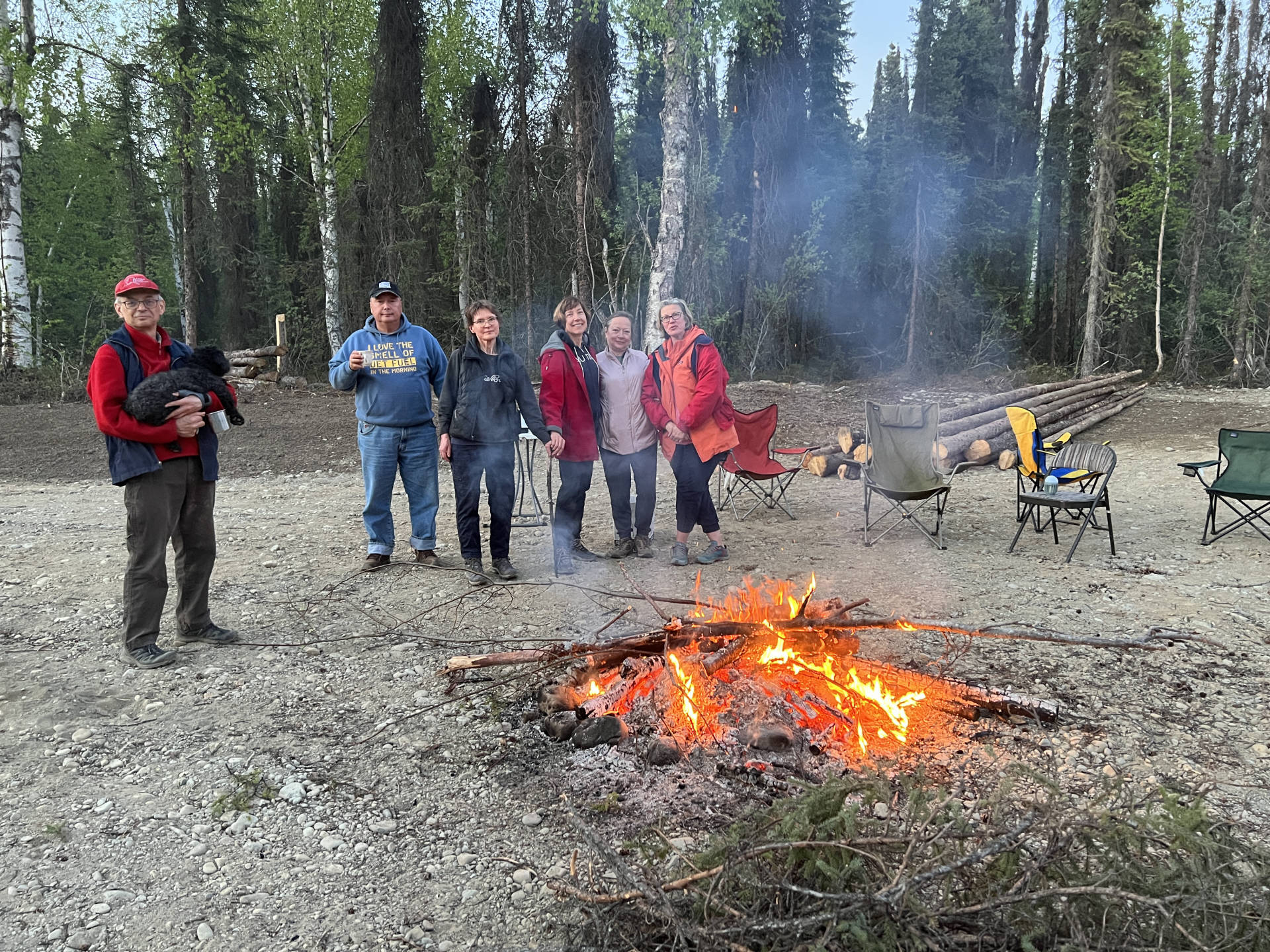 Picnic for 12 people with campfire. Unlimited amount of firewood is free to use! For picnics, gatherings and weddings of any size, you are required to bring your own tents, tables and chairs.