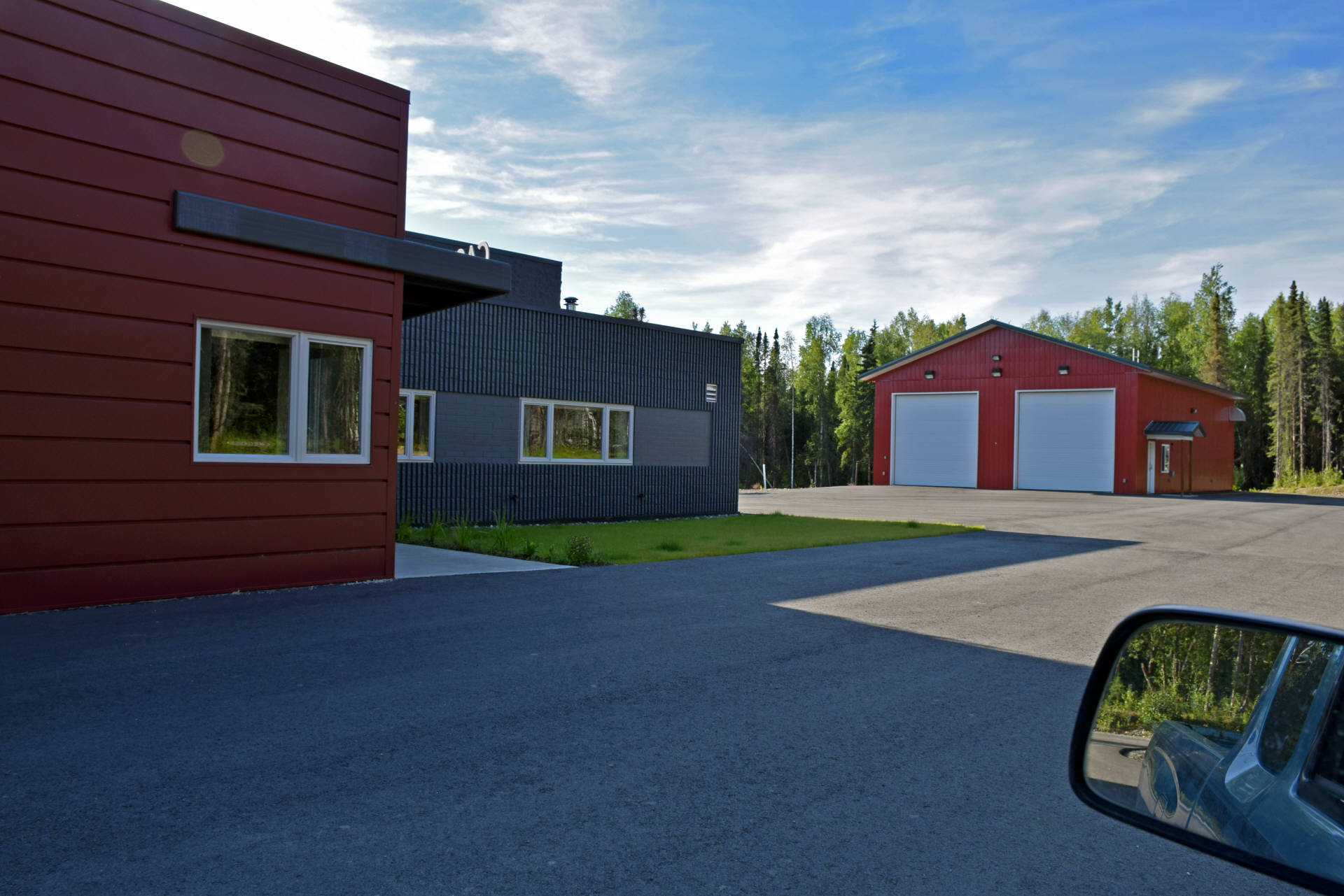 Caswell Fire Department, PSB 13-1 at Caswell Lakes Subdivision, two minutes away from us. Address of fire station: 19631 E. Deep Woods Way, Willow, AK 99688, USA.